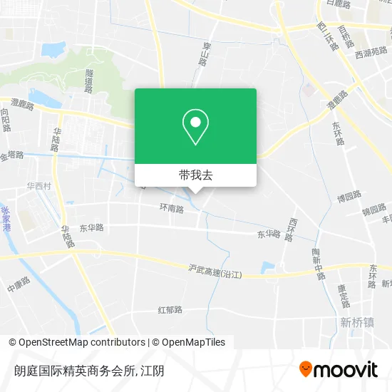 朗庭国际精英商务会所地图