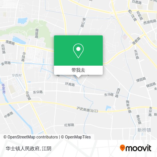 华士镇人民政府地图
