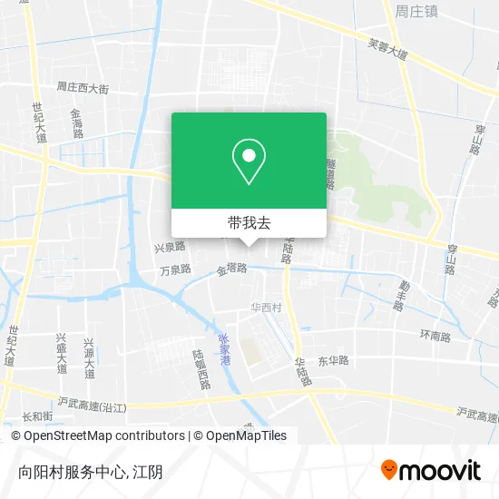 向阳村服务中心地图