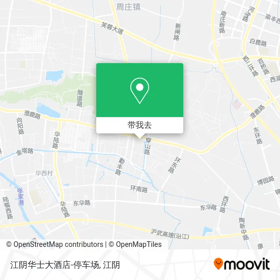 江阴华士大酒店-停车场地图