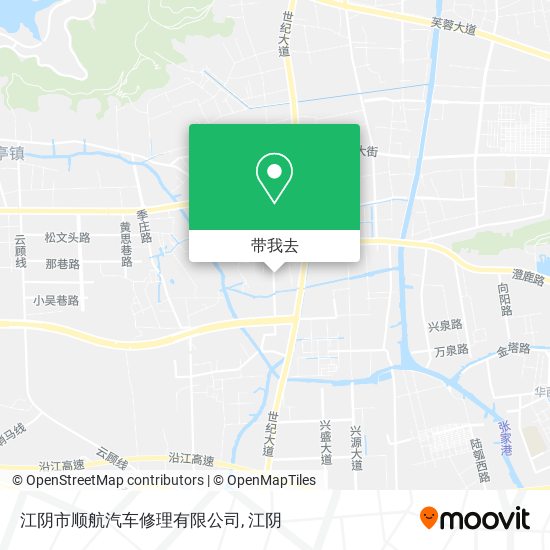 江阴市顺航汽车修理有限公司地图