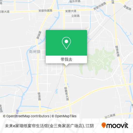 未来e家墙纸窗帘生活馆(金三角家居广场店)地图