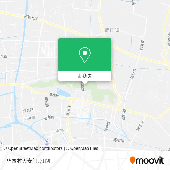 华西村天安门地图