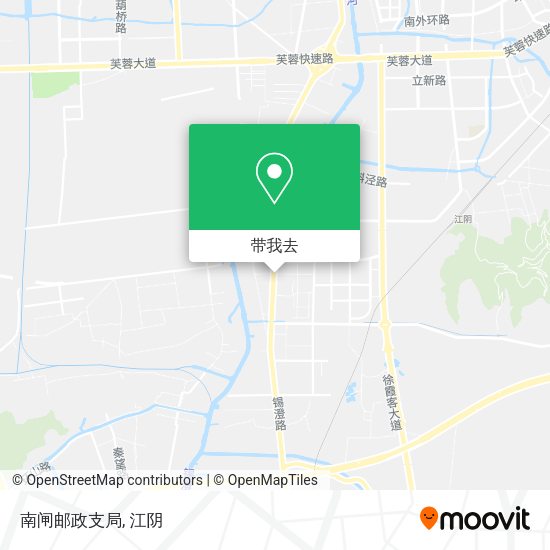 南闸邮政支局地图