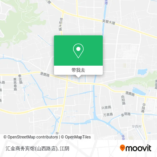 汇金商务宾馆(山西路店)地图