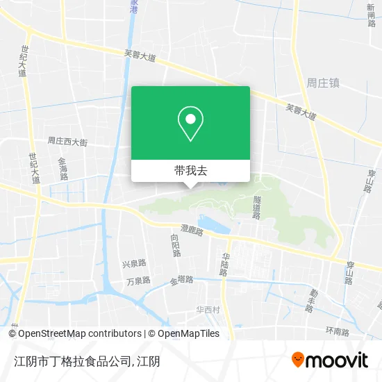 江阴市丁格拉食品公司地图