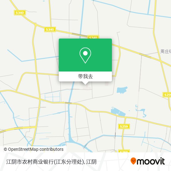 江阴市农村商业银行(江东分理处)地图