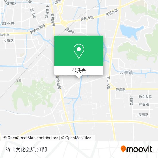 绮山文化会所地图