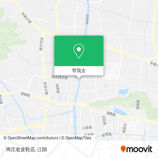 周庄老皮鞋店地图