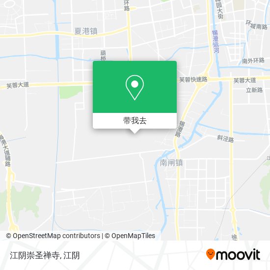 江阴崇圣禅寺地图