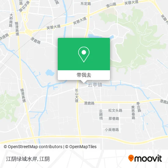 江阴绿城水岸地图