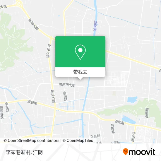 李家巷新村地图