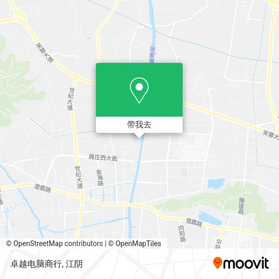 卓越电脑商行地图