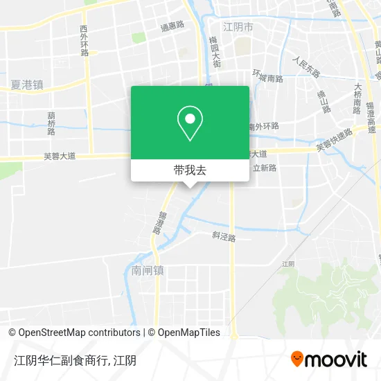 江阴华仁副食商行地图