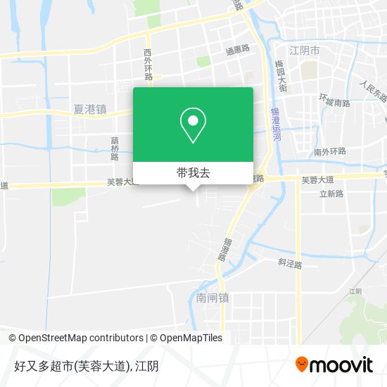 好又多超市(芙蓉大道)地图
