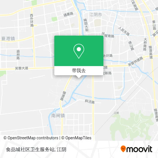 食品城社区卫生服务站地图