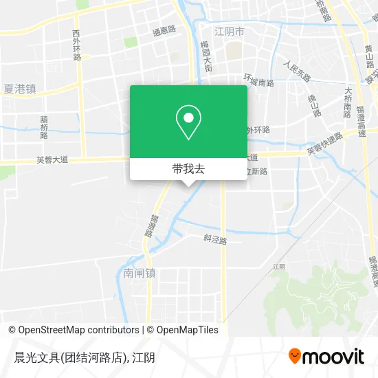 晨光文具(团结河路店)地图