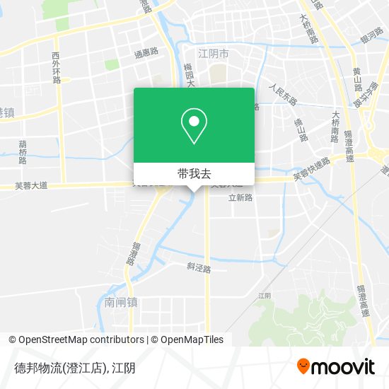 德邦物流(澄江店)地图