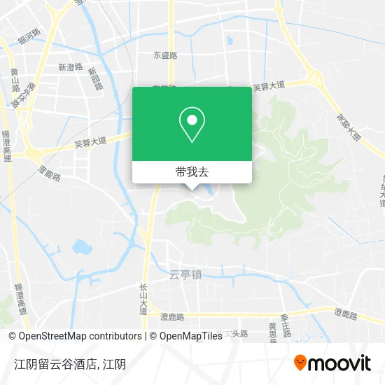 江阴留云谷酒店地图