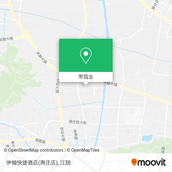 伊顿快捷酒店(周庄店)地图