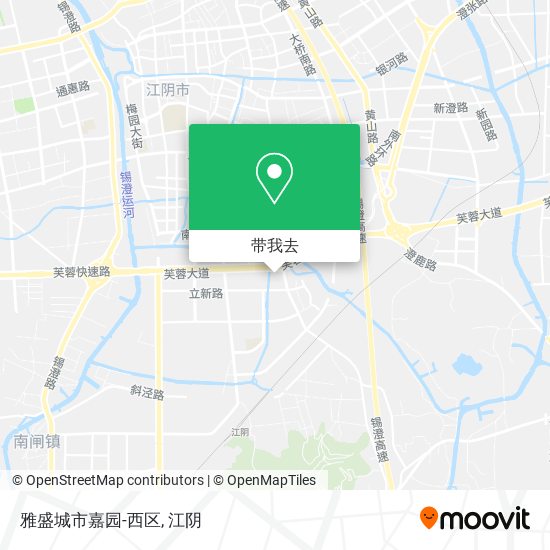 雅盛城市嘉园-西区地图