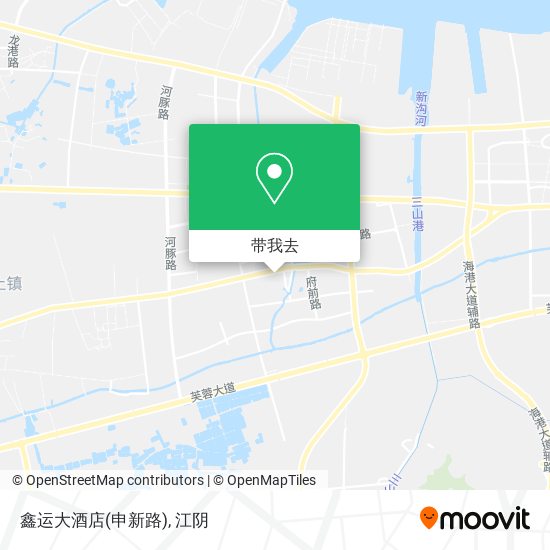 鑫运大酒店(申新路)地图