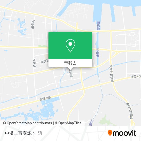 申港二百商场地图