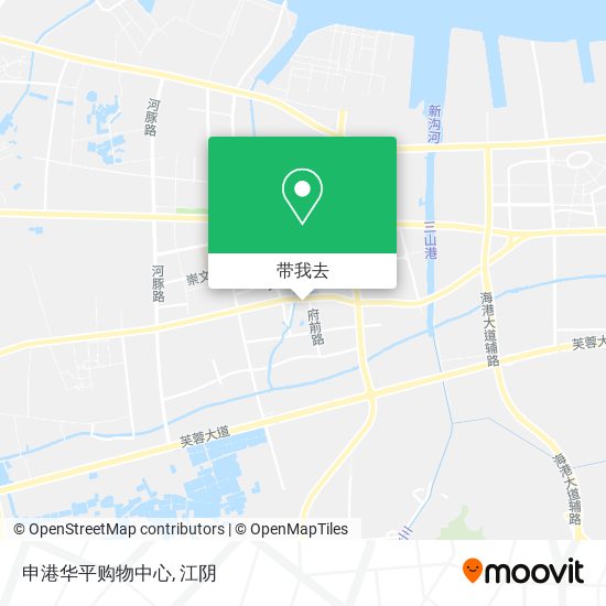 申港华平购物中心地图