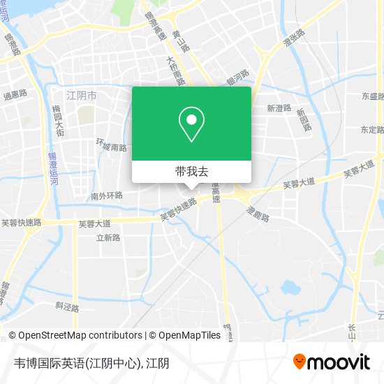 韦博国际英语(江阴中心)地图