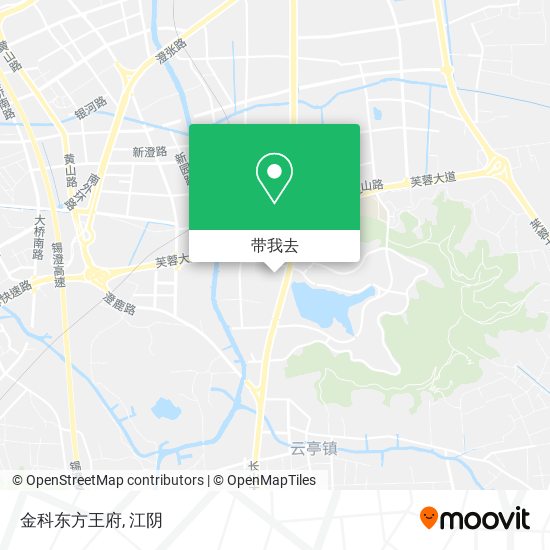 金科东方王府地图
