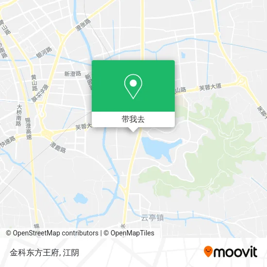 金科东方王府地图