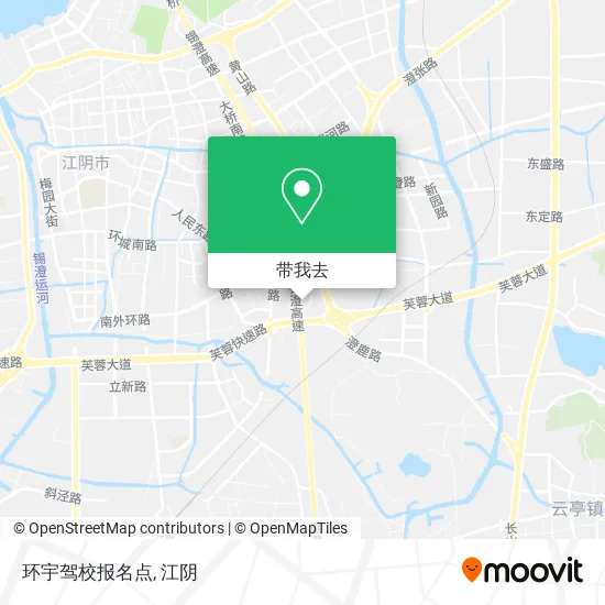 环宇驾校报名点地图