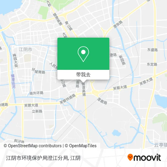 江阴市环境保护局澄江分局地图