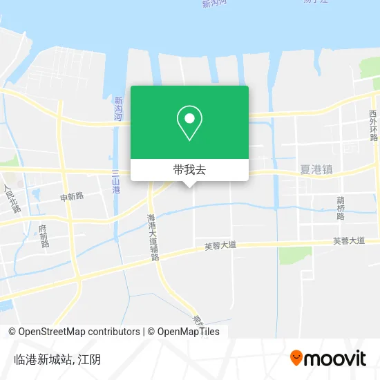 临港新城站地图