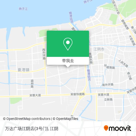 万达广场江阴店(3号门)地图