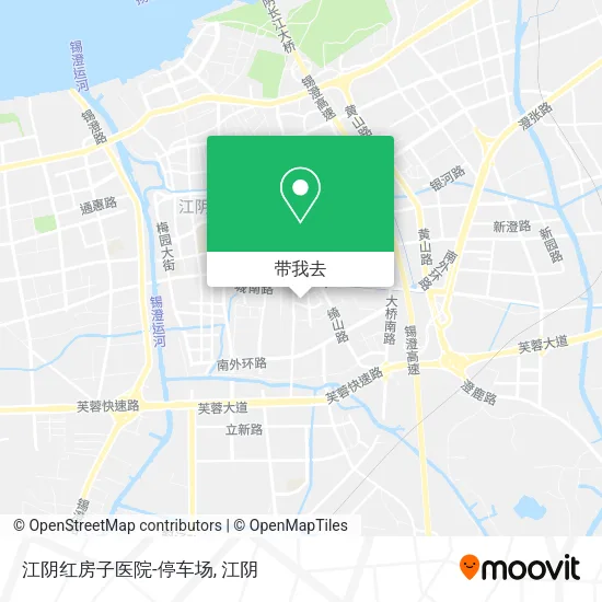 江阴红房子医院-停车场地图
