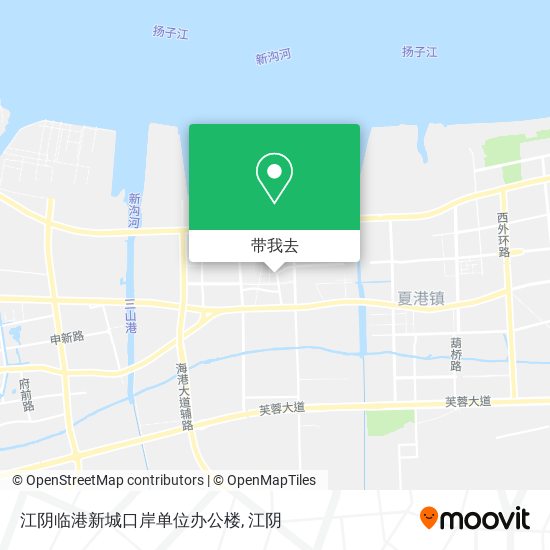 江阴临港新城口岸单位办公楼地图