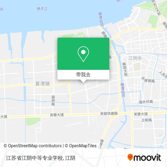 江苏省江阴中等专业学校地图