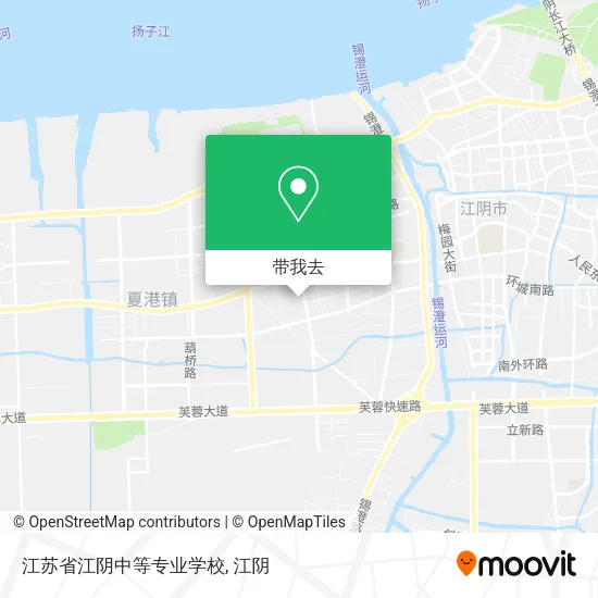江苏省江阴中等专业学校地图