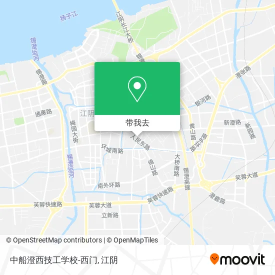 中船澄西技工学校-西门地图