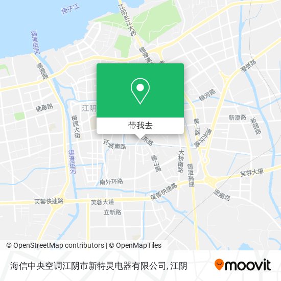 海信中央空调江阴市新特灵电器有限公司地图