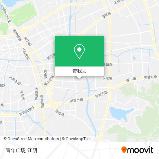 青年广场地图