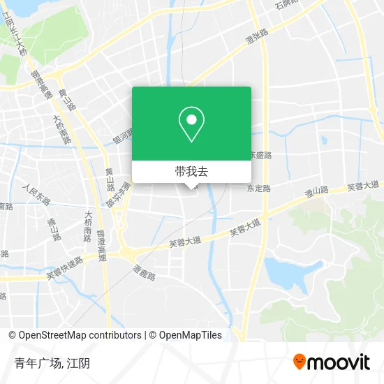 青年广场地图