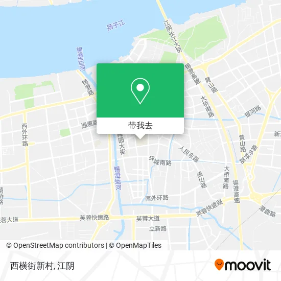 西横街新村地图