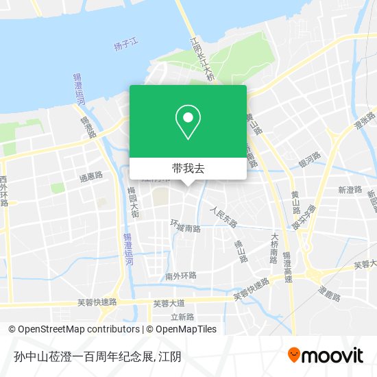 孙中山莅澄一百周年纪念展地图