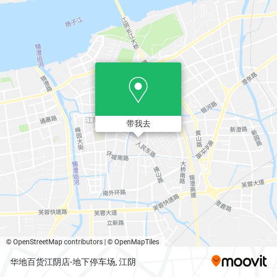 华地百货江阴店-地下停车场地图