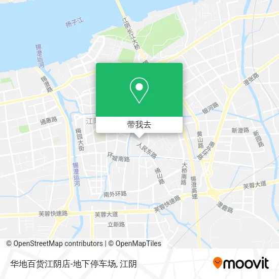 华地百货江阴店-地下停车场地图