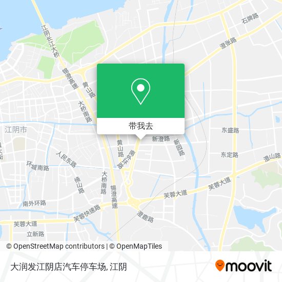 大润发江阴店汽车停车场地图