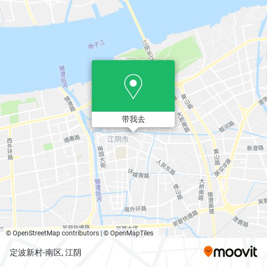 定波新村-南区地图