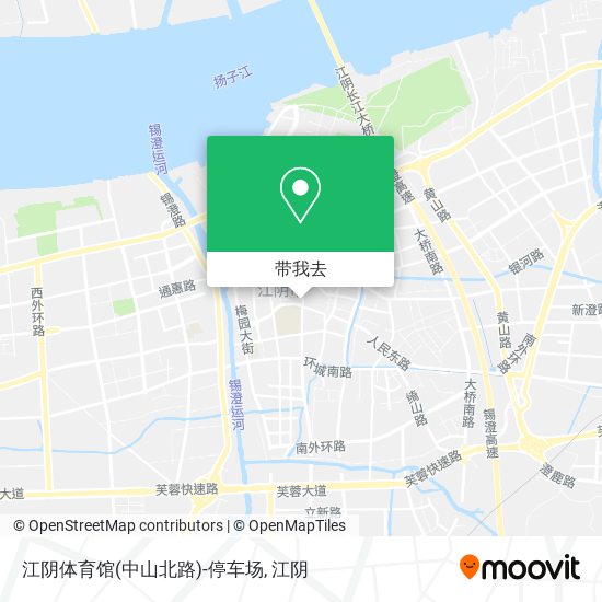 江阴体育馆(中山北路)-停车场地图